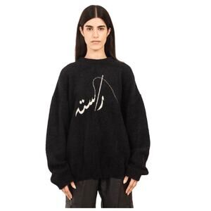 NWOT RASTAH Mink Yarn Sweater Unisex L Luxury Streetwear